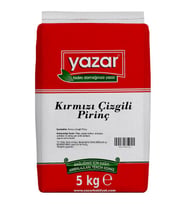 Yazar Kırmızı Çizgili Yerli Pirinç 5 Kg