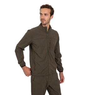 2AS Motta Erkek Outdoor Spor fermuarlı sweatshirt (Haki)