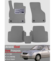 HYUNDAİ ACCENT ADMİRE (1999-2005) Uyumlu EVA Paspas Tam Set–Araca Özel,Kolay Montaj