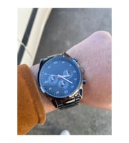 erkek  Çelik kasa analog Kol Saati