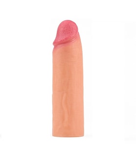 Lilitu Shop Nature Extender 4.5 cm Dolgulu Premium Ten Rengi Silikon Penis Kılıfı