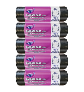 Professional 10'lu Çöp Torbası Hantal Boy 100 x 150 cm Beşli Paket