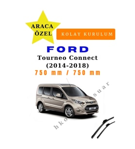 Ford Tourneo Connect  (2014-2018) Araca Özel Sİlecek Ön iki