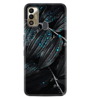 Tecno Sparrk 7T Kılıf Silikon Desen Foid Green 1643
