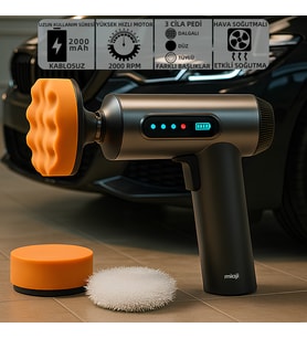 Mioji Mio CS7 2000mAh Araba Cilalama Polisaj Makinesi (Siyah)