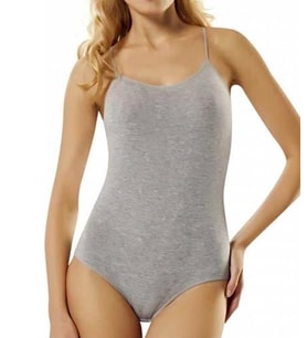 Feelline 6500 Bayan İp Askılı Çıtçıtlı Body
