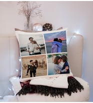 Sevgililer Gününe Özel Kişiye Özel 4 Fotoğraflı Yastık