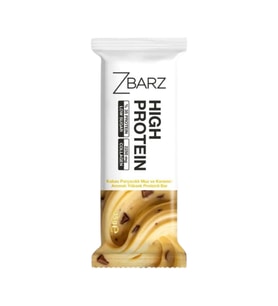 Zbarz Protein Bar - Kakao Parçacıklı Muz & Karamel Aromalı 35 g e