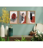 BK Home Dekoratif 3’lü Retro Ahşap Tablo-15