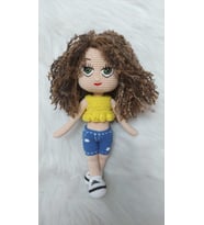 Şirin Ahu Bebek Amigurumi Organik Oyuncak