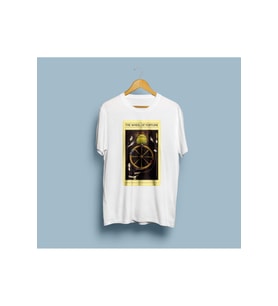 Oversize The Wheel Of Fortune Tasarım Unisex T-shirt