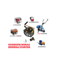 GARDENPRO GP-212 İLAÇLAMA UYUMLU MARŞLI STARTER KURMALI
