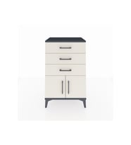 Hyperion Komodin 3 Çekmeceli 2 Kapaklı 60x44x96 Antrasit-Aytaşı