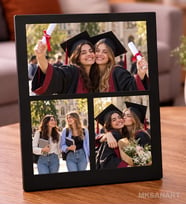 Kişiye Özel 3 Kişilik Masa Fotograf Cercevesi 13 x 18 cm MDF Çerçeve - Kişiye Özel Hediye 3. Model