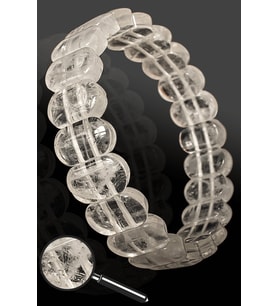 Sertifikalı Rolex Model AAA+ Gerçek Kristal Kuvars Taşı Bileklik (Çok Renkli)