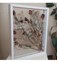 40x50 Cm Çift Yönlü Derin Gül Çerçevesi! Gelin Buketi Çerçevesi!