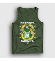 Presmono Unisex Haki Never Give Up Güreş Wwe John Cena Atlet 498580tt (Haki)