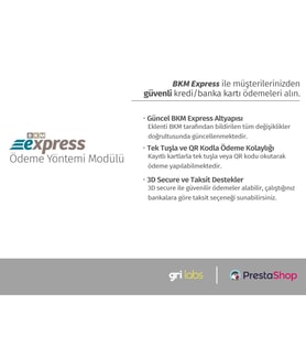 PrestaShop - BKM Express Ödeme Modülü