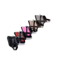 Karlie Reflektörlü Göğüs Tasması XS 26-35cm Siyah Beyaz Renkli