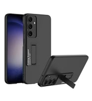 Galaxy S24 Kılıf Standlı Ays Kılıf (Siyah)