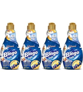 Bingo Soft Çamaşır Yumuşatıcı Konsantre 1440ML Lilyum (4 Lü Set)