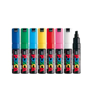 Uniball Posca Su Bazlı Markör Kalem Seti 8Mm 7+1Li Pc-8K