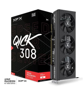 XFX Speedster QICK 308 RX 7600 BLACK 8GB GDDR6 128Bit (RX-76PQICKBY)