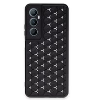 Realme C65 Kılıf Petek Silikon Kapak - Siyah