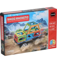 Magic Magnetic 26 Parça Araba Tekerli Magnetik JH8884 (Çok Renkli)