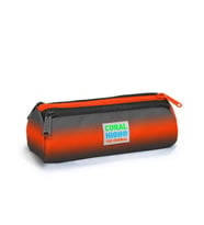CORAL HIGH 22048 KIDS GRİ TURUNCU RENK GEÇİŞLİ ÜÇ BÖLMELİ KALEM ÇANTASI