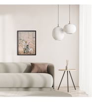Duvara Kendinden Yapışkanlı 30x40 Siyah Fotoğraf Çerçevesi (Çok Renkli)