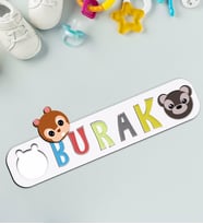 BK Toys Çocuklara Özel İsimli Ahşap Eğitici Yapboz Puzzle-15
