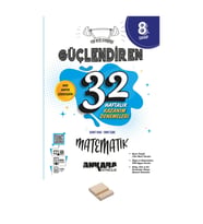 8. Sınıf Güçlendiren 32 Haftalık Matematik Kazanım Denemeleri ve Telefon Standı