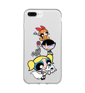 Iphone 7 PLUS - 8 PLUS Uyumlu Girls Tasarımlı Şeffaf Telefon Kılıfı