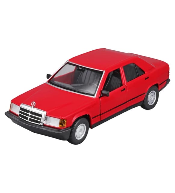 Bburago 1:24 Mercedes-Benz 190 E 2.6 Model Araba Kırmızı Açılır