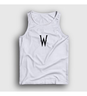 Presmono Unisex Beyaz W Logo Wednesday Addams Family Addams Ailesi Atlet 366392tt (Beyaz)