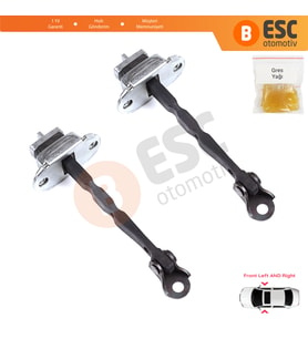 Toyota C-HR MK1 X1 AX10 AX50 2016-2024 68610F4030 İçin 2 EA Ön Sağ ve Sol Kapı Gergi Yayı