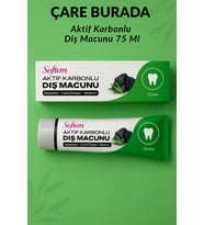 Aktif Karbonlu Diş Macunu 75 Ml (Beyazlatıcı & Çürük Önleyici & Yatıştırıcı(
