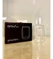 Arow Çift Çidarlı Ikili Bardak 150 ml