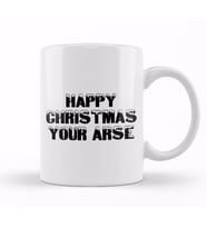 Happy Christmas Your Ars Kupa Bardak Porselen