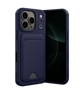 iPhone 17 Pro Max Kelvin Kartvizitli Silikon - Lacivert