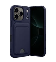 iPhone 17 Pro Max Kelvin Kartvizitli Silikon - Lacivert