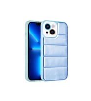 Apple iPhone 13 Uyumlu Kılıf Kamera Korumalı Airbagli Renkli Zore Seksek Kapak (Mavi)