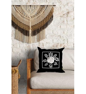 Modern Gül Desenli Çift Yön Dijital Baskılı Dekoratif Kırlent Kılıfı Yastık Kılıfı 39x39cm