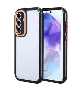 Galaxy A55 Kılıf Kamera Korumalı Renkli Kenar ve Çerçeve Tasarımlı Zore Vitamin Kapak