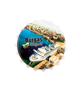 Bulgaristan Burgaz Temalı Magnet Kapak Açacak (Karışık)