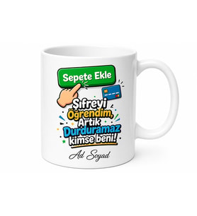 İnternetten Alışveriş Öğrenenlere Sepete Ekle Kredi Kartı Şifresi Kupa Hediye