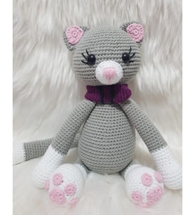 Amigurumi Kedi Uyku Arkadaşı