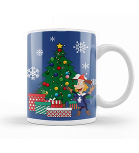 Albert The Fifth Musketeer Around The Christmas Tree Kupa Bardak Porselen