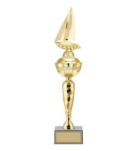 ODAK KUPA - Figürlü Kupalar - Yelken Figürlü Kupalar FG-075 C - 48 cm